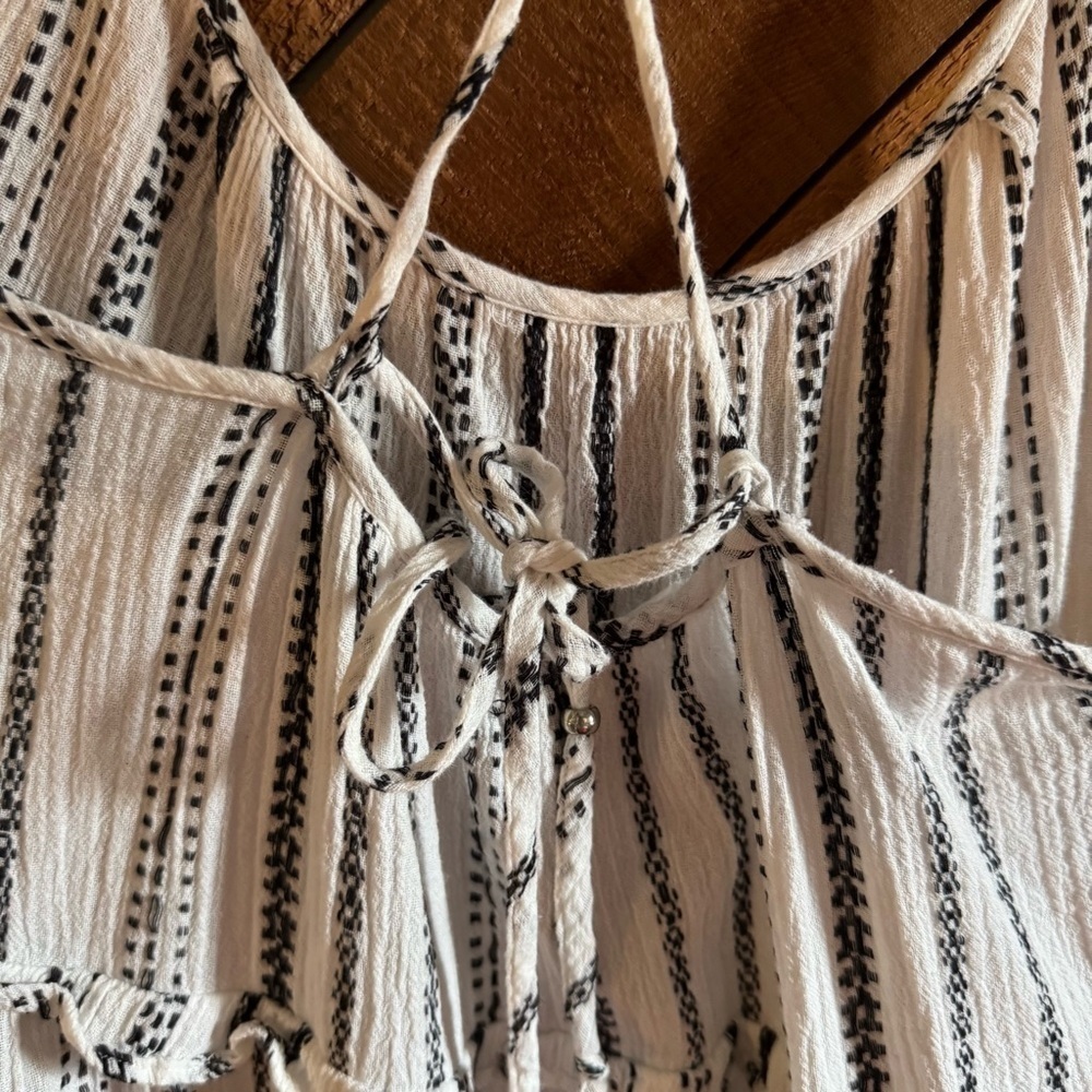 Veronica Beard striped Ayesha white/black midi dress size M - Picture 4 of 16